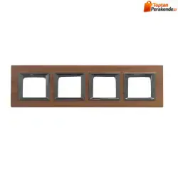 Viko Panasonic Thea Ultima Ahşap Bambu 4x2M Çerçeve